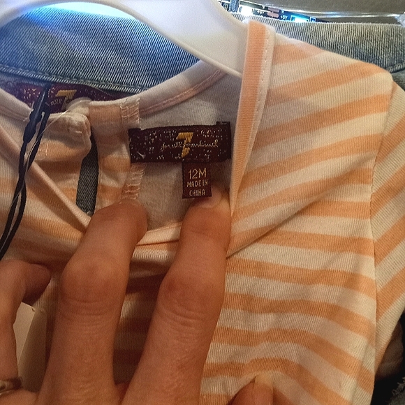 NWT  BLUE JEAN JACKET AND SHIRT - Picture 3 of 7